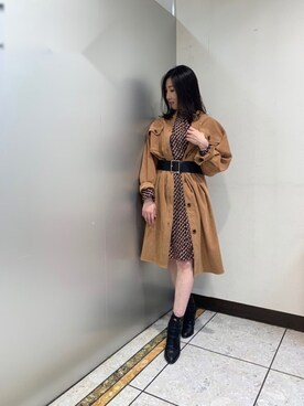 「NARACAMICIE（ナラカミーチェ）のアイテム（ワンピース/ドレス）」を使った、nara330231さん（レディース・161cm）の秋コーディネート