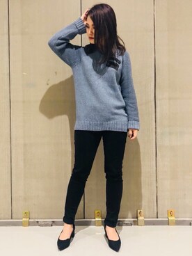 「リサイクルニット」｜RUIさん（レディース・159cm）の夏コーディネート