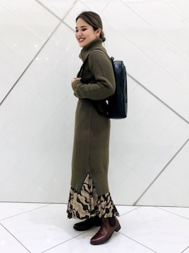 RUIさん（レディース・159cm）の冬コーディネート