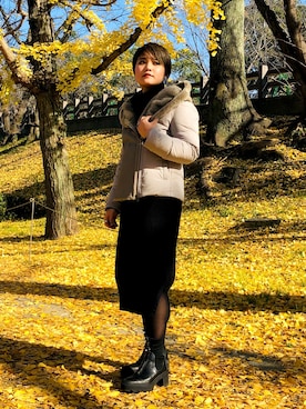 RUIさん（レディース・159cm）の冬コーディネート