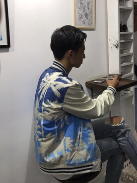 「American Eagle（アメリカンイーグル）のアイテム（ブルゾン）」を使った、kyoさん（メンズ・166cm）の秋コーディネート