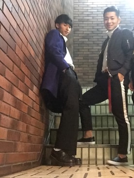 「RAGEBLUE（レイジブルー）のアイテム（ジャケット/アウター）」を使った、kyoさん（メンズ・166cm・10代）の冬コーディネート