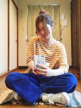 「おだんごヘア」｜shiiiiiiinoさん（レディース・158cm）の秋コーディネート