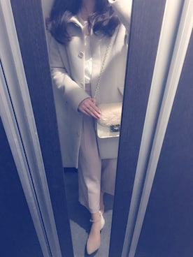 「UNTITLED（アンタイトル）のアイテム（その他アウター）」を使った、はるるさん（レディース・153cm）の冬コーディネート