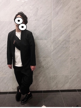 「MONKEY TIME（モンキータイム）のアイテム（ノーカラージャケット）」を使った、neburu3さん（メンズ・171cm）の春コーディネート