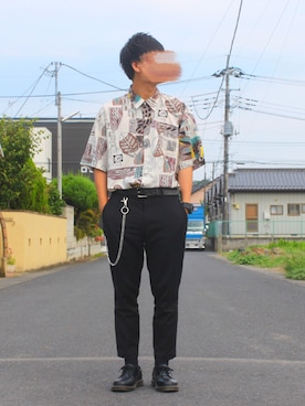 おさかなさん(メンズ・169cm)の夏コーディネート