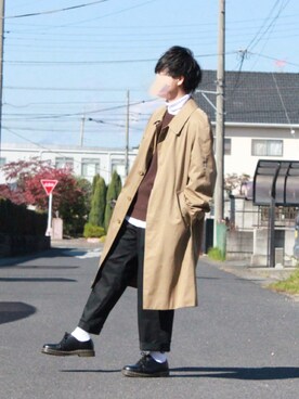 「BACK NUMBER（バックナンバー）のアイテム（ニット/セーター）」を使った、おさかなさん（メンズ・169cm）の秋コーディネート