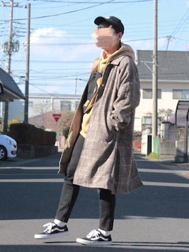 おさかなさん(メンズ・169cm)の冬コーディネート