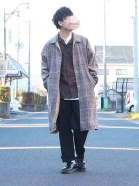 おさかなさん(メンズ・169cm)の冬コーディネート