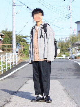 おさかなさん（メンズ・169cm）の春コーディネート