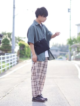 おさかなさん（メンズ・169cm）の春コーディネート