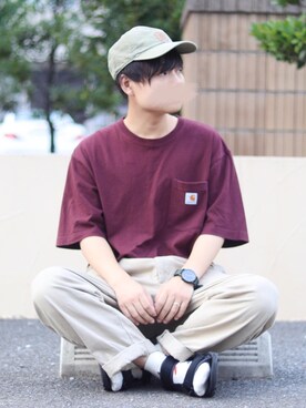 �������Ȃ���̃L���b�v�u�iCarhartt�b�J�[�n�[�g�j�v���g�����R�[�f�B�l�[�g