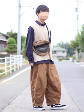 おさかなさん（メンズ・169cm）の秋コーディネート