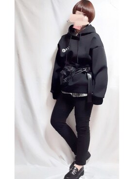 「GOSTAR DE FUGA（ゴスタール ジフーガ）のアイテム」を使った、少年Rさん（レディース・162cm）の秋コーディネート