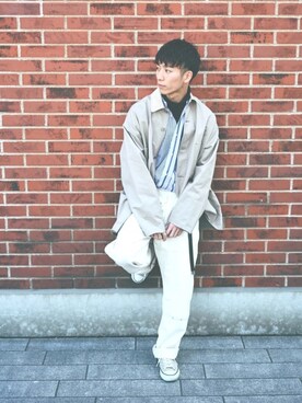 「JOURNAL STANDARD（ジャーナルスタンダード）のアイテム（ブルゾン）」を使った、ゆとめんさん（メンズ・170cm）の春コーディネート