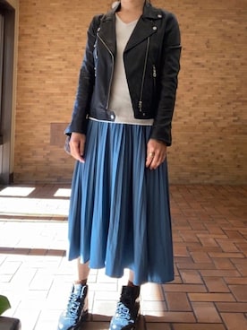 「laboratory work（ラボラトリーワーク）のアイテム」を使った、siさん（レディース・156cm）の秋コーディネート