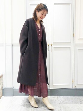 「plage（プラージュ）のアイテム（その他アウター）」を使った、kanoさん（メンズ・165cm）の秋コーディネート