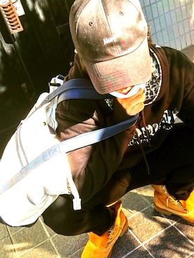 「ELEMENT（エレメント）のアイテム（パーカー）」を使った、たくとさん（メンズ・171cm）の秋コーディネート