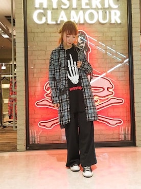 「ビッグサイズコーデ」｜「アイテム（ワンピース/ドレス）」を使った、NAGISAさん（レディース・160cm）の秋コーディネート