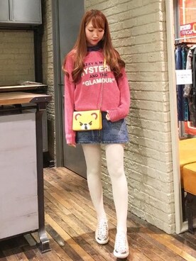 「ビッグサイズコーデ」｜NAGISAさん（レディース・160cm）の冬コーディネート