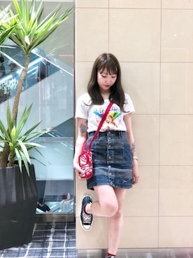 「アイテム（その他雑貨）」を使った、NAGISAさん（レディース・160cm）の夏コーディネート