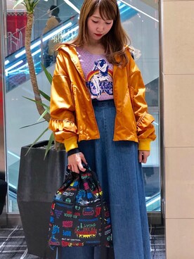 「70'sスタイル」｜NAGISAさん（レディース・160cm）の秋コーディネート