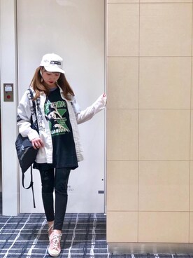 「ビックＴシャツ」｜NAGISAさん（レディース・160cm）の秋コーディネート