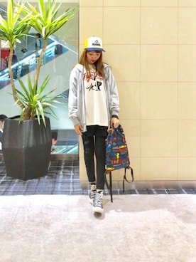 「ビックＴシャツ」｜NAGISAさん（レディース・160cm）の秋コーディネート