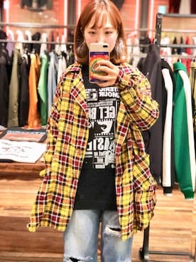 「パンクコーデ」｜「アイテム（ワンピース/ドレス）」を使った、NAGISAさん（レディース・160cm）の秋コーディネート