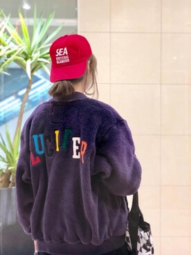 「コラボレーション」｜「アイテム（その他）」を使った、NAGISAさん（レディース・160cm）の秋コーディネート