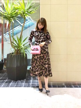 「パンクコーデ」｜「アイテム（スカート）」を使った、NAGISAさん（レディース・160cm）の冬コーディネート