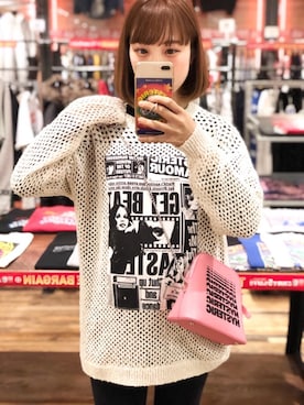 「パンクコーデ」｜「アイテム（ワンピース/ドレス）」を使った、NAGISAさん（レディース・160cm）の冬コーディネート