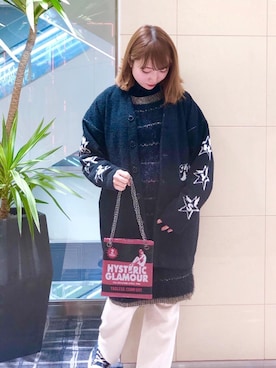 「パンクコーデ」｜「アイテム（ワンピース/ドレス）」を使った、NAGISAさん（レディース・160cm）の冬コーディネート