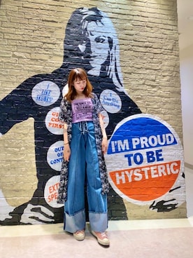 「ロックコーデ」｜「アイテム（ワンピース/ドレス）」を使った、NAGISAさん（レディース・160cm）の春コーディネート