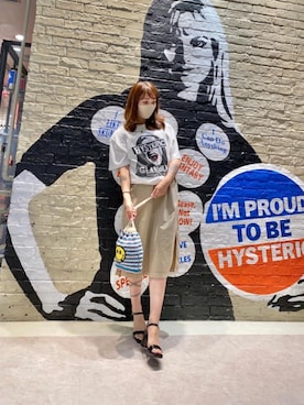 「ロックコーデ」｜「アイテム（ワンピース/ドレス）」を使った、NAGISAさん（レディース・160cm）の夏コーディネート