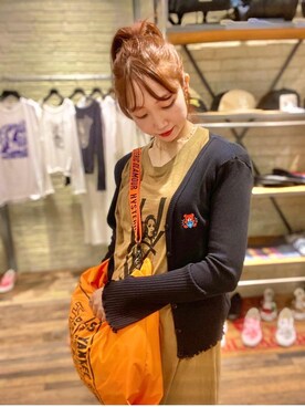 「ロックコーデ」｜「アイテム（ワンピース/ドレス）」を使った、NAGISAさん（レディース・160cm）の夏コーディネート