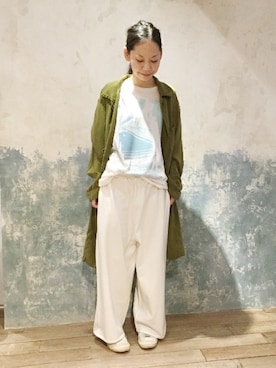 「JOURNAL STANDARD LUXE（ジャーナルスタンダード　ラックス）のアイテム」を使った、journal standard luxe QUARTERLY青山店スタッフさん（レディース・153cm）の冬コーディネート