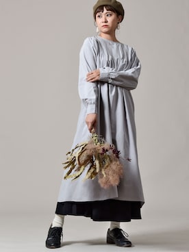 「TOPSHOP（トップショップ）のアイテム」を使った、watanabe__さん（レディース・155cm）の秋コーディネート