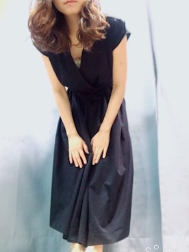 「qualite（カリテ）のアイテム（ワンピース）」を使った、hinaさん（レディース・150cm）の秋コーディネート