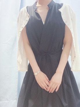 「qualite（カリテ）のアイテム（ワンピース）」を使った、hinaさん（レディース・150cm）の春コーディネート