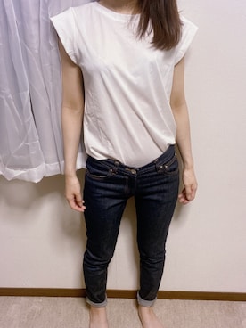 デニムパンツを使った Apcデニム のレディース人気ファッションコーディネート Wear