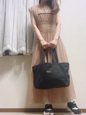 「アイテム（ドレス）」を使った、hinaさん（レディース・150cm）の夏コーディネート
