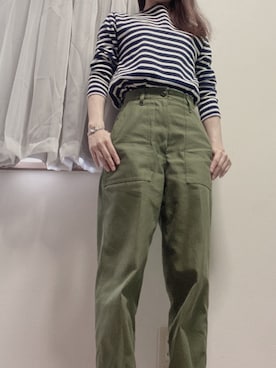 「セントジェームス」｜「アイテム（アナログ腕時計）」を使った、hinaさん（レディース・150cm）の秋コーディネート
