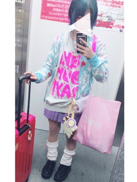「ルーズソックス」｜はぴまるちゃんさん（レディース・154cm・10代）の秋コーディネート
