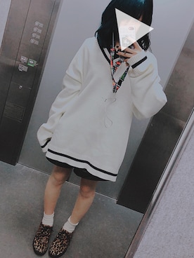 「豹柄スニーカー」｜はぴまるちゃんさん（レディース・154cm）の春コーディネート