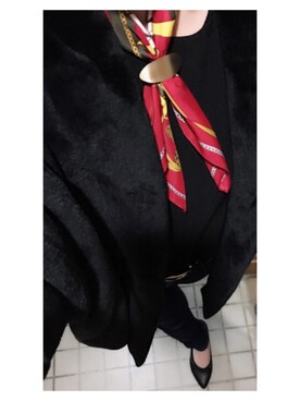 「EMODA」｜「アイテム（財布/小物）」を使った、yukariさん（レディース・164cm）の冬コーディネート