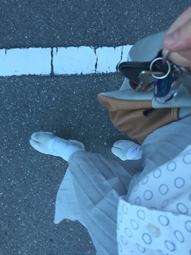 「NIKE（ナイキ）のアイテム（スニーカー、グレー系）」を使った、zoumeiさん（レディース・158cm）の夏コーディネート