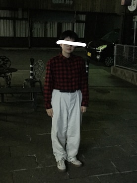 「VANS（バンズ）のアイテム（スニーカー、ベージュ系）」を使った、zoumeiさん（レディース・158cm）の冬コーディネート