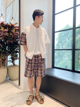 tさん（メンズ・176cm）の夏コーディネート