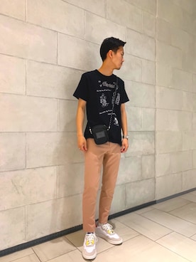 「Notive（ノーティヴ）のアイテム」を使った、tさん（メンズ・176cm）の夏コーディネート